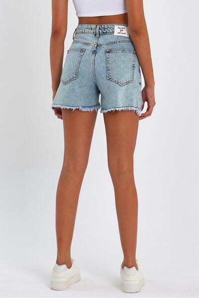 ALEXANDERGARDI ÖZEL KOLEKSİYON YIRTIK DETAYLI ŞORT (46300AM)