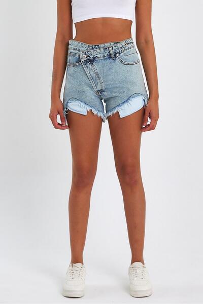 ALEXANDERGARDI ÖZEL KOLEKSİYON YIRTIK DETAYLI ŞORT (46300AM)