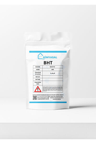 KİMYASAL EVİ 095 Butil Hidroksi Toluen (bht)- Butyl Hydrox Toluene 100 Gr