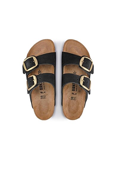 Birkenstock Unisex Brand Logo Stylish Looking Comfortable Sole Suitable for Daily Use Black Gold Slippers