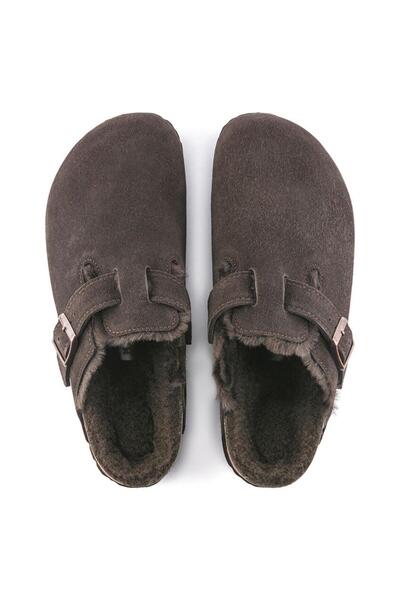 Birkenstock Kadın / Kız Marka Logolu Şık Görünümlü Rahat Tabanlı Günlük Kullanıma Uygun MOCHA Terlik