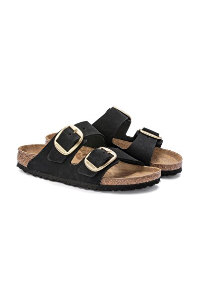 Birkenstock Unisex Brand Logo Stylish Looking Comfortable Sole Suitable for Daily Use Black Gold Slippers