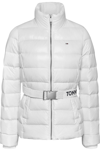 Tommy Hilfiger Kadın / Kız Marka Logolu Kemer Detaylı Kapüşonlu Şık Görünüşlü Günlük Kullanıma Uygun