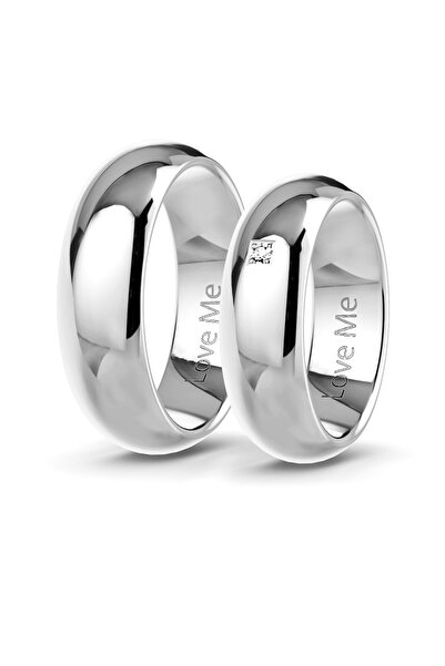 Kaya The Third Love Me Marka 9mm Beyaz Asla Kararmaz Unisex Geniş Bombeli Çel...