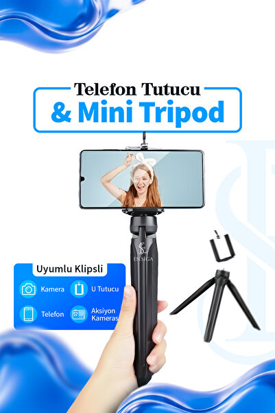 EN SİGA Telefon Fotoğraf Makinesi Projektör Ring Light Uyumlu Klipsli Mini Tr...