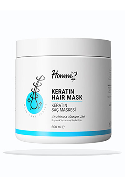 Homm Life هوم لايف قناع الشعر بالكيراتين 500 مل