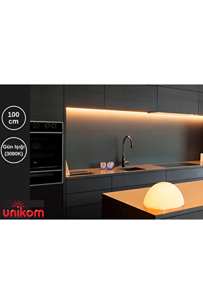 UNİKOM Mutfak Tezgah Altı Dekoratif Led Aydınlatma Armatür 100 Cm On-off Tuşl...