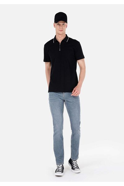 Colin's Straight Fit Low Waist Straight Leg Men's Indigo Jean Trousers