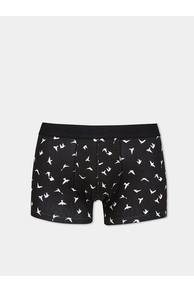 Colin's Modern Fit Printed Men's Black Boxers