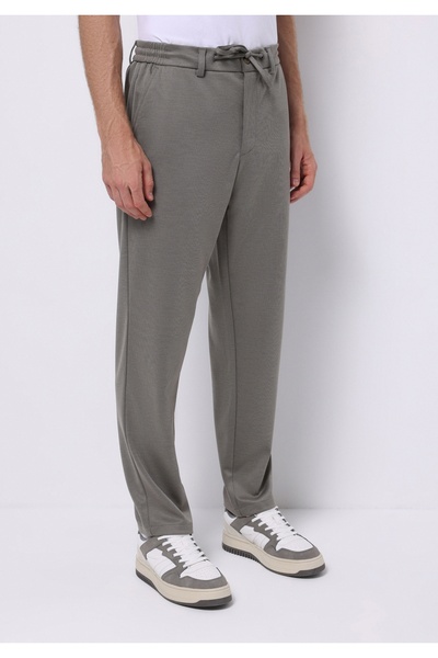 Colin's Regular Fit Mid Waist Straight Leg Men's Green Trousers