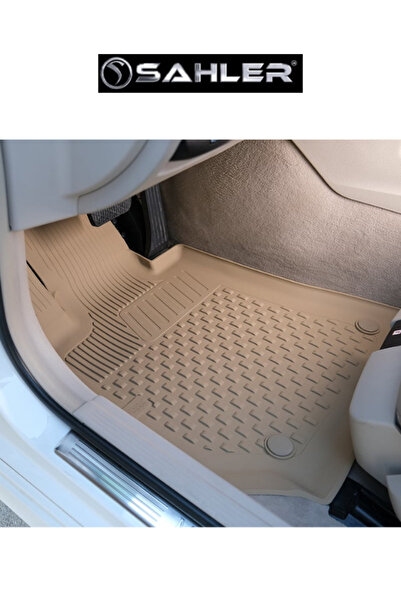 Sahler Volkswagen Jetta 2011-2018 uyumlu 4.5d havuzlu oto paspas 5 parça full set BEJ