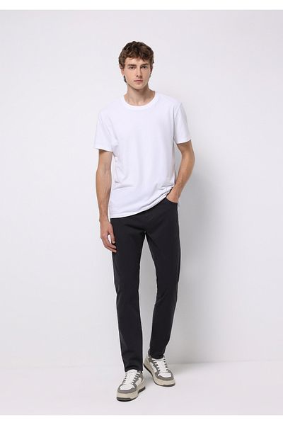 Colin's Straight Fit Low Waist Straight Leg Men's Gray Trousers