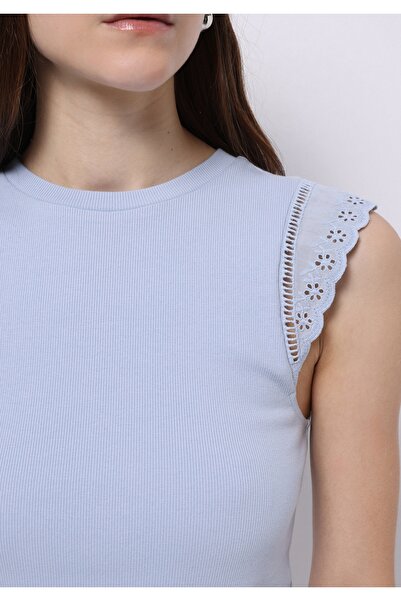 Colin's Slim Fit Γυναικείο κοντομάνικο μπλουζάκι μπλε