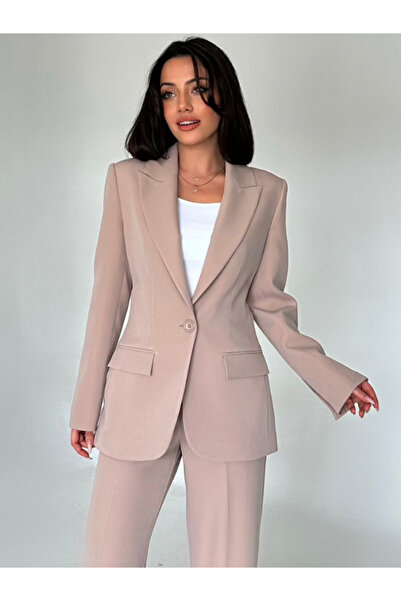 Vuntal BUTİK Костюм блейзър, сако с едно копче, панталон