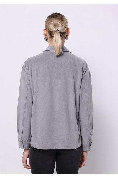 Colin's Regular Fit Women's Gray Shirt