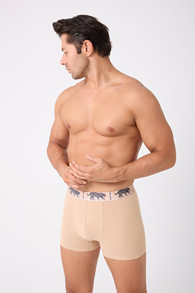 Saint Sail Ανδρικά μποξεράκια με εμπριμέ πολύχρωμο σχέδιο τίγρης με ελαστικό ύφασμα από βαμβακερή λύκρα