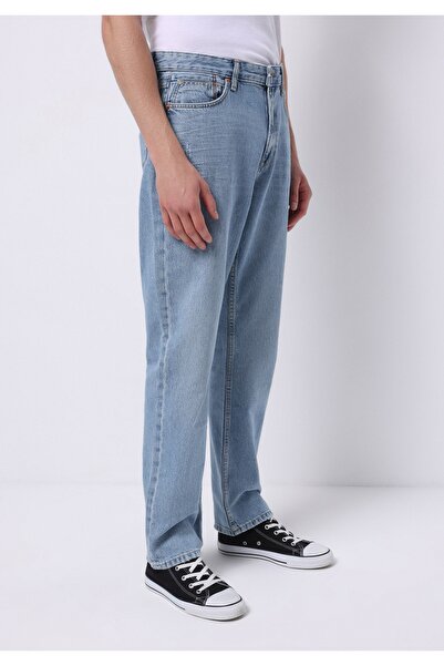 Colin's Regular Fit Orta Bel Düz Paça Cepli Erkek Light İndigo Denim Jean Pantolon