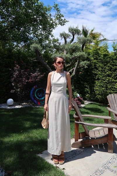 Swass Palma Summer Donna Elbise Natürel