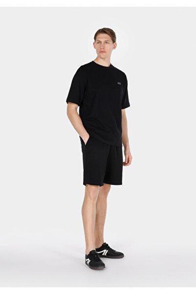 Colin's Regular Fit Orta Bel Düz Erkek Siyah Şort