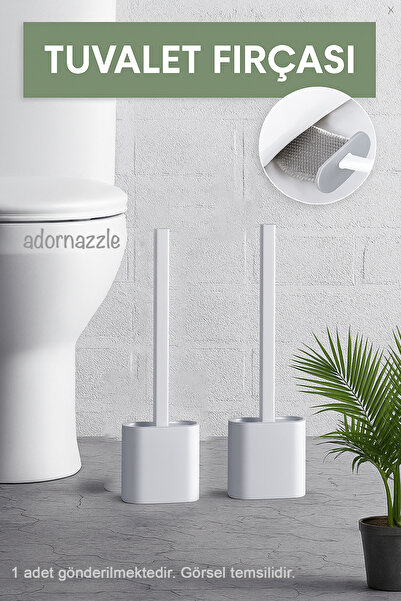 adornazzle Силіконова щітка для унітазу, щітка для ванної кімнати, щітка для ...