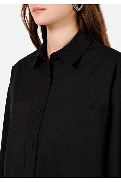 Colin's Siyah Kadın Gömlek U.kol