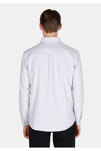 Colin's Regular Fit Shirt Neck Plain Men's Stone Long Sleeve Shirt