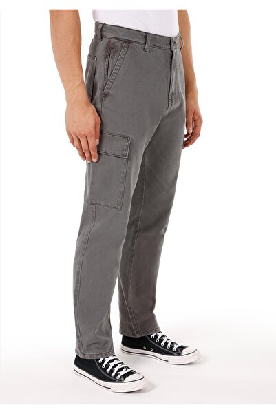 Colin's Comfort Fit Orta Bel Düz Paça Erkek Antrasit Pantolon