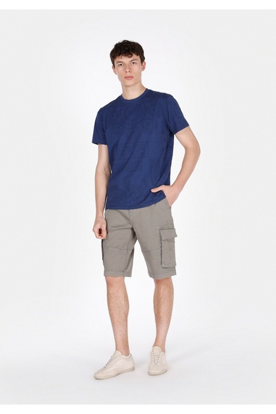 Colin's Regular Fit Orta Bel Düz Erkek Yeşil Şort