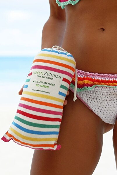 Green Petition حقيبة حمل Delmor Fit Viva - 76x142 سم، صديقة للبيئة، منشفة الشاطئ