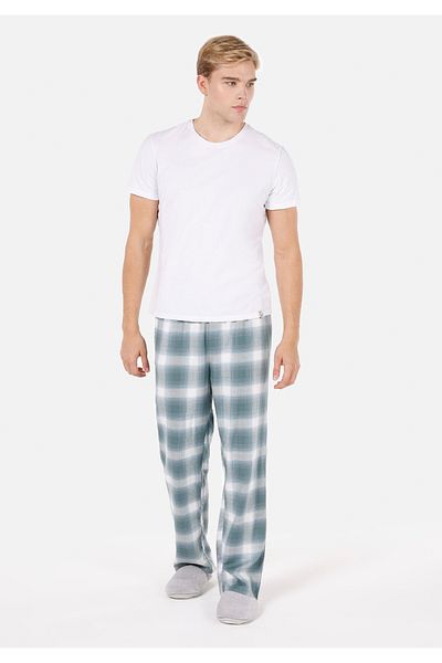Colin's Comfort Fit Mid Waist Straight Leg Men's Green Trousers
