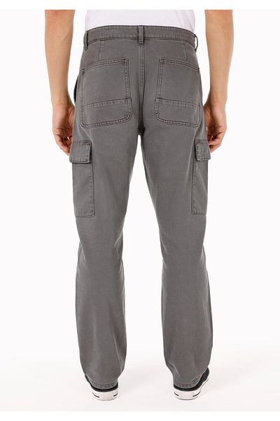 Colin's Comfort Fit Mid Waist Straight Leg Men's Anthracite Trousers