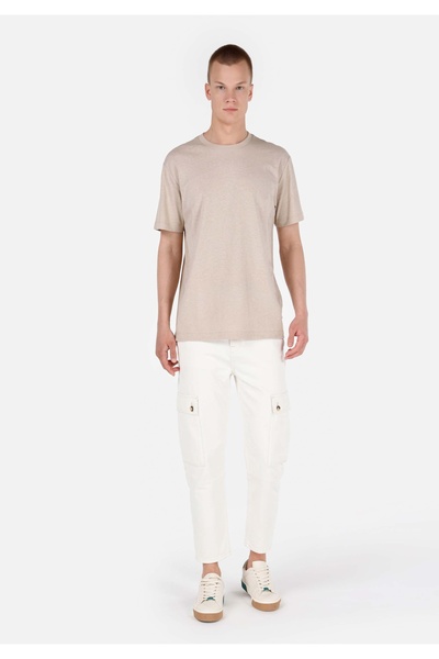 Colin's Cargo Fit Men's Natural Jean Trousers