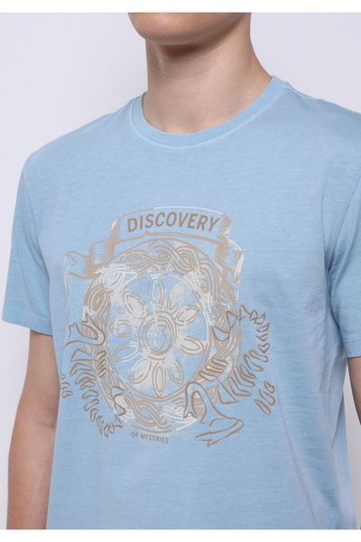 Colin's Ανδρικό κοντομάνικο μπλουζάκι με κανονική εφαρμογή με στρογγυλή λαιμόκοψη