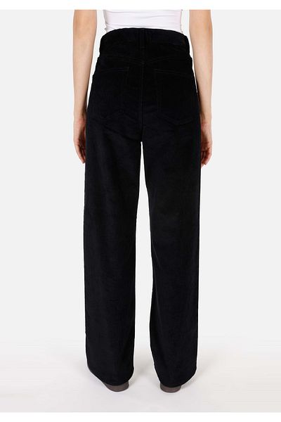 Colin's Regular Fit High Waist Wide Leg Women's Black Trousers