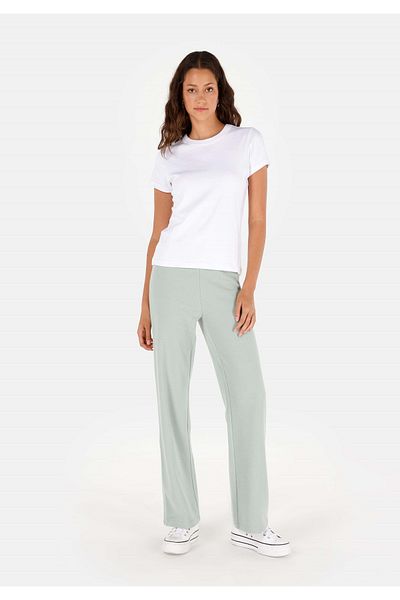 Colin's Regular Fit Mid Waist Women's Green Sweatpants