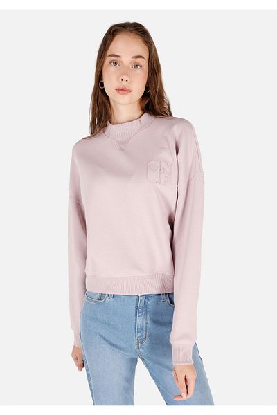 Colin's Regular Fit Round Neck Women's Pink Sweatshirt
