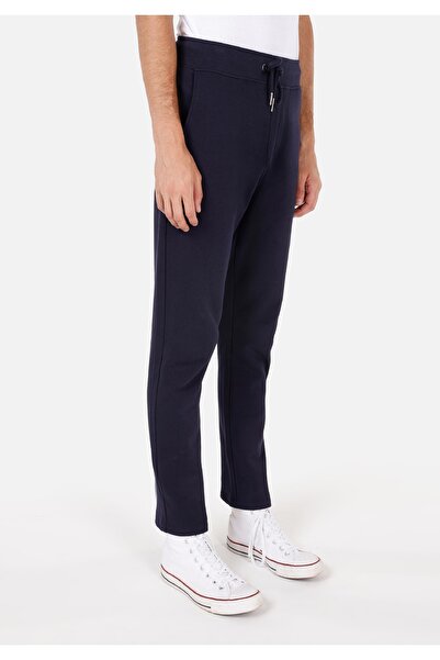 Colin's Slim Fit Orta Bel Düz Erkek Lacivert Eşofman Altı