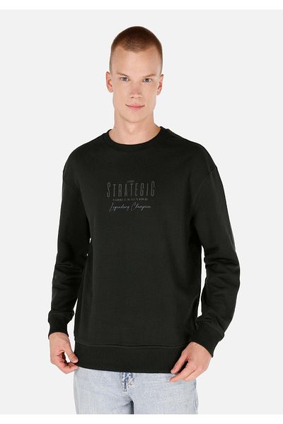 Colin's Comfort Fit Men's Green Sweatshirt