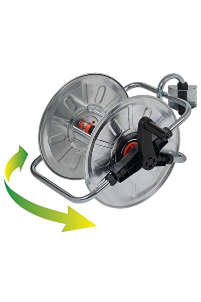 AGRATİ 130 HAREKETLİ HORTUM MAKARASI KROM METAL (50mt-1/2'')