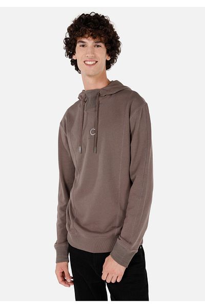 Colin's Regular Fit Men's Brown Sweatshirt