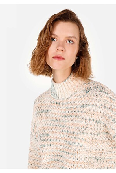 Colin's Regular Fit Yuvarlak Yaka Kadın Çok Renkli Kazak