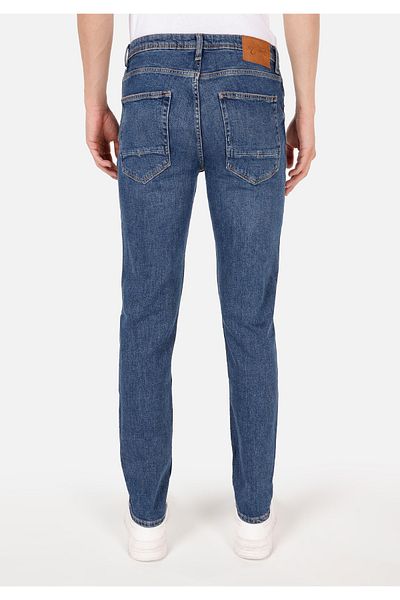 Colin's Straight Fit Men's Black Jean Trousers