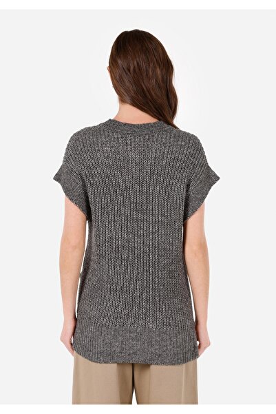 Colin's Regular Fit Yuvarlak Yaka Kadın Gri Kazak