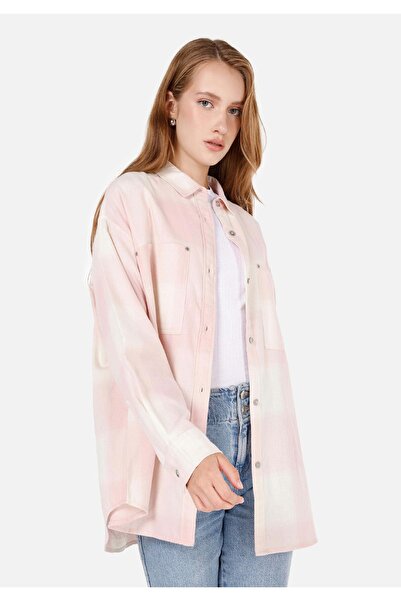 Colin's Pembe Kadın Gömlek U.kol