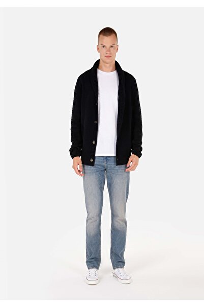Colin's Regular Fit Erkek Siyah Hırka