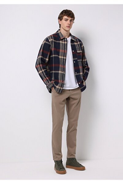 Colin's Slim Fit Orta Bel Düz Paça Erkek Bej Astarsız Pantolon