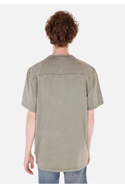 Colin's Comfort Fit Round Neck Men's Green Short Sleeve T-Shirt