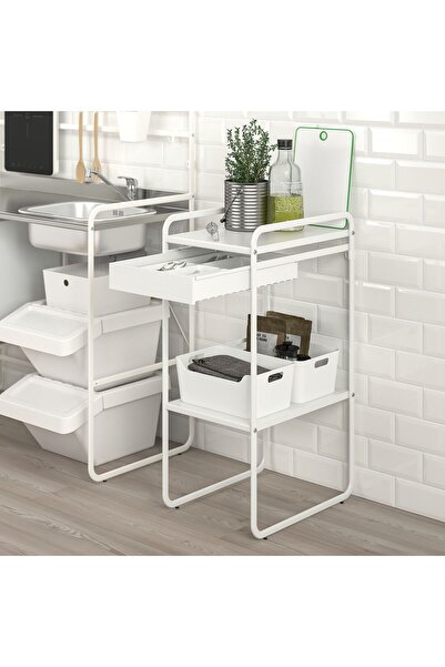 IKEA düzenleme ünitesi, beyaz, 56x38 cm