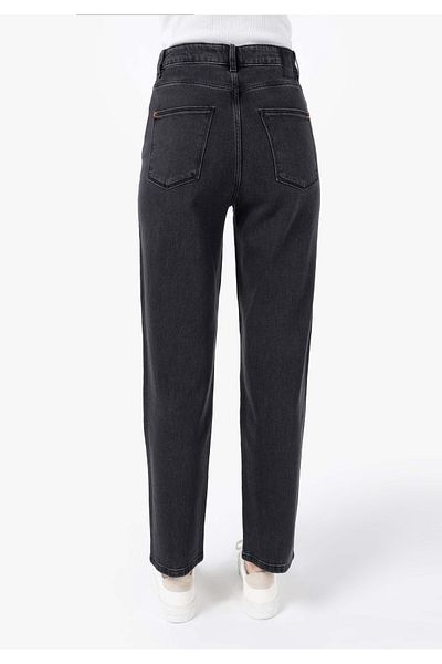 Colin's 884 Lauren Regular Fit High Waist Straight Leg Black Women's Pants