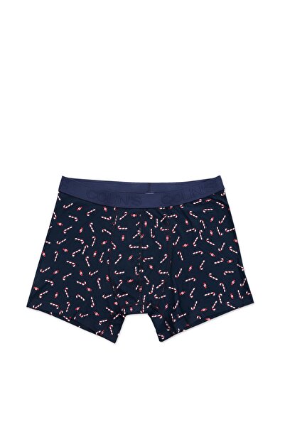 Colin's Ανδρικό μπόξερ με μοντέρνα εφαρμογή Navy Blue